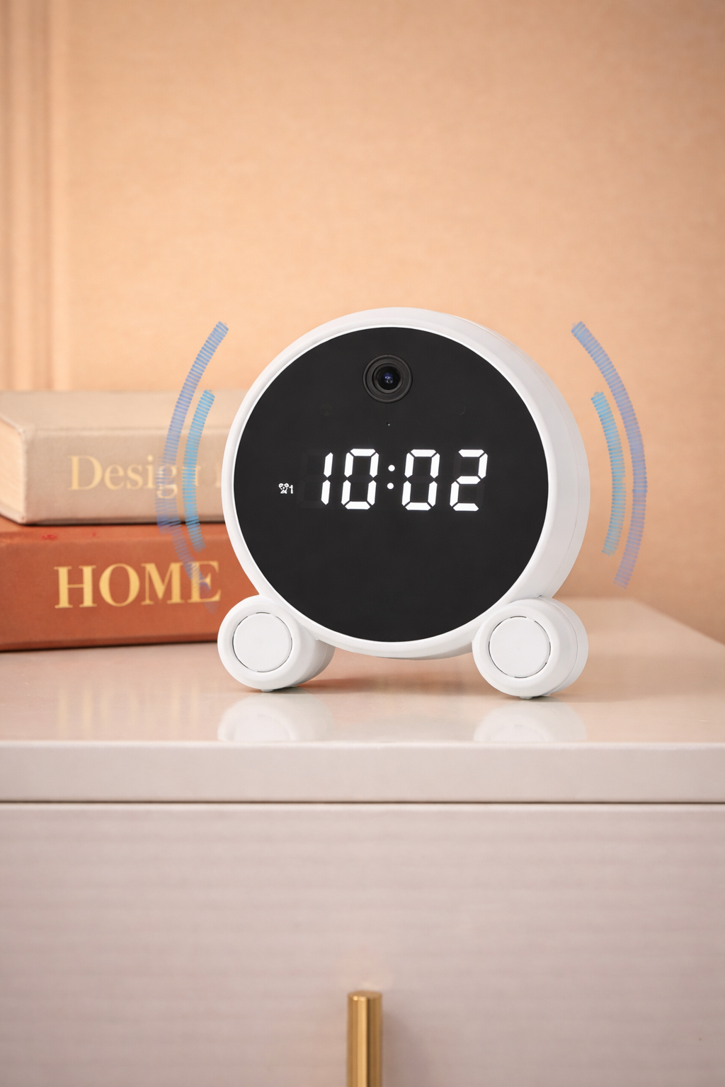 1080P Wi-Fi Alarm Clock Security Camera