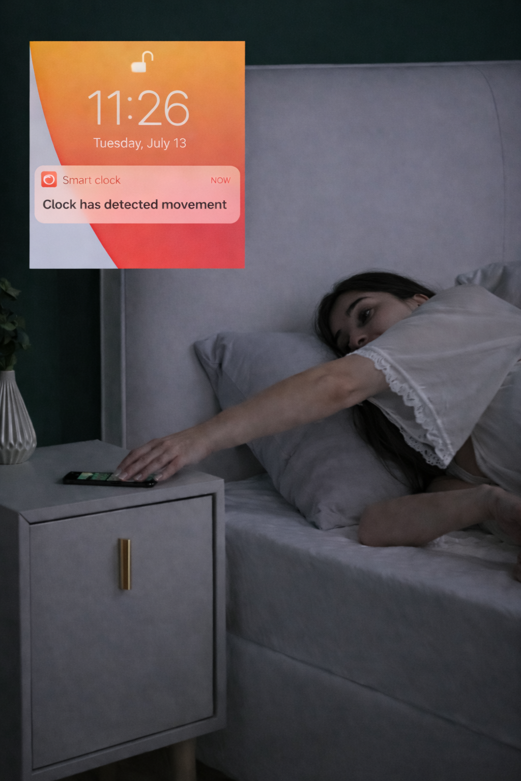 1080P Wi-Fi Alarm Clock Security Camera